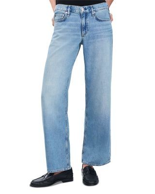 rag & bone Saige Low Rise Ankle Straight Jeans in Ludlow