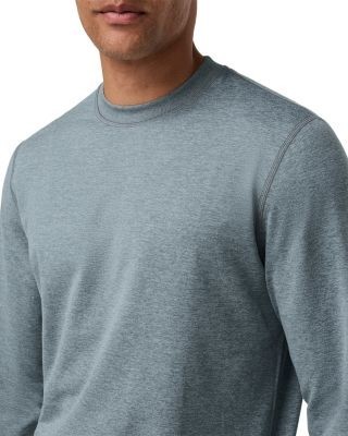Vuori Ponto Long Sleeve Performance Sweatshirt in Black Heather