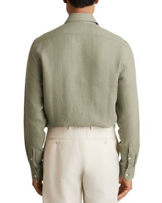 Reiss Ruban Long Sleeve Linen Shirt
