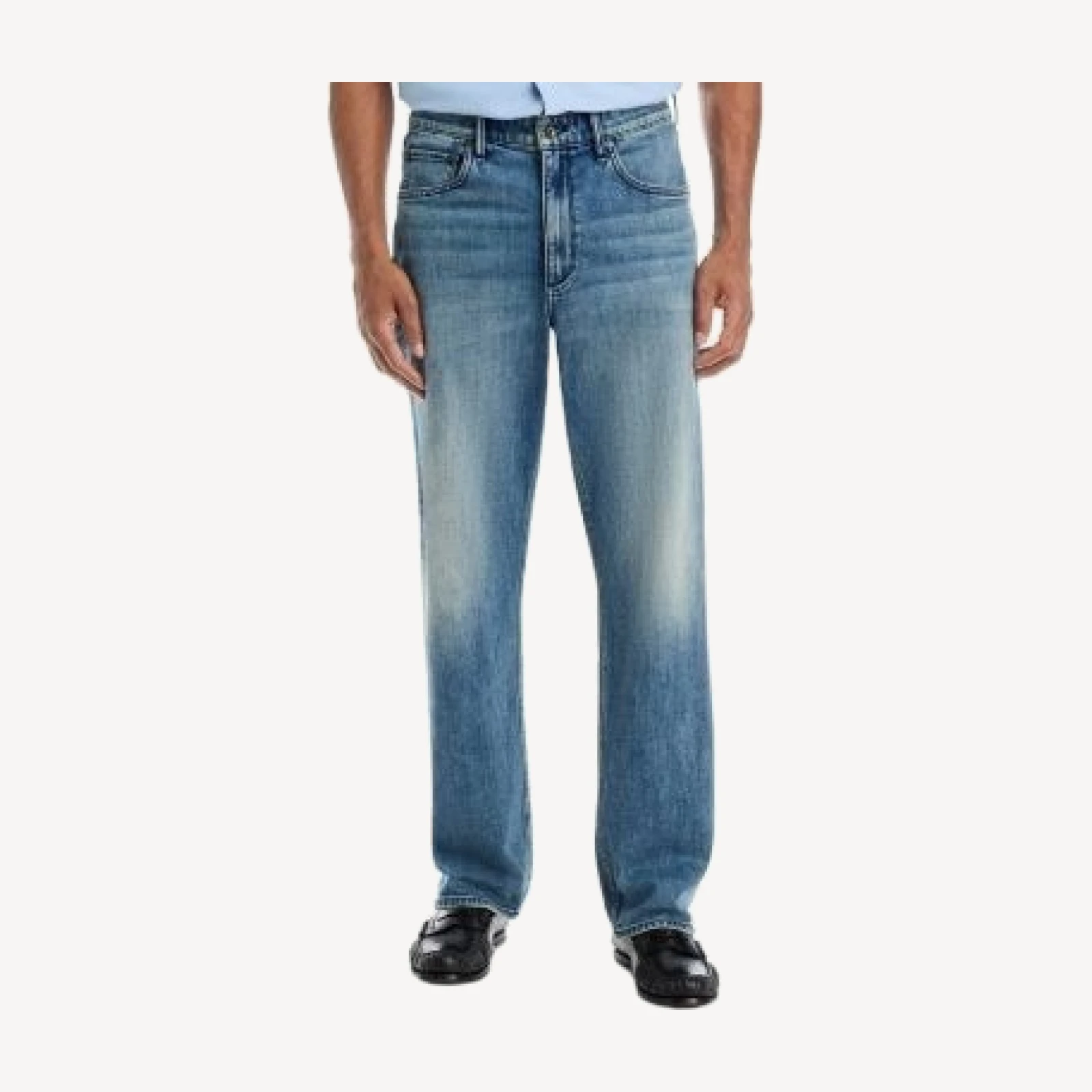 rag & bone Fit 4 Authentic Straight Fit Stretch Jeans in Damian