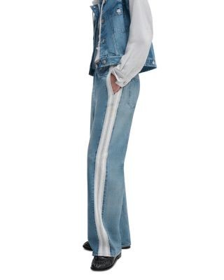 rag & bone Miramar Terry Pull On Wide Leg Sweatpant Jeans in Sport