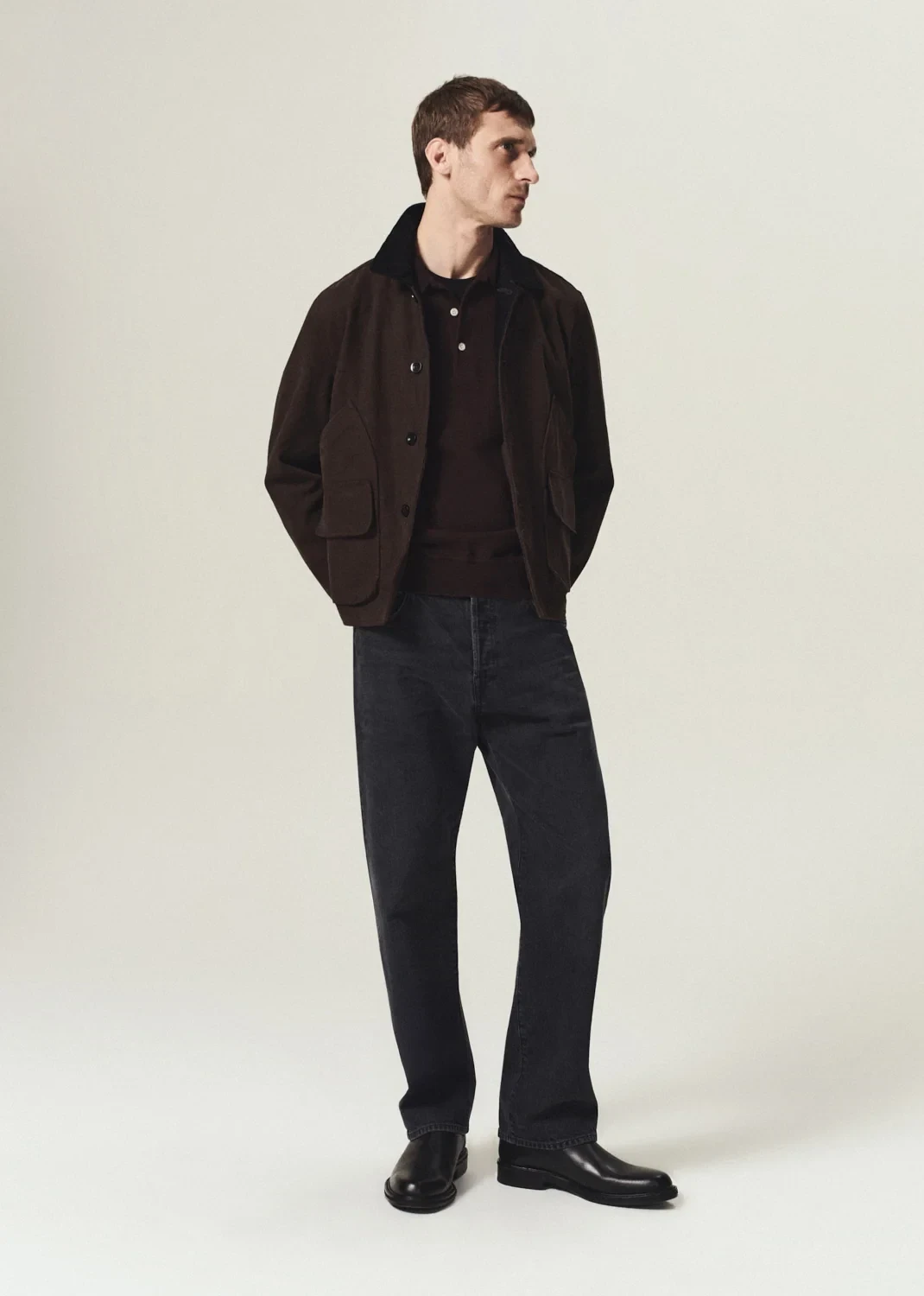 Beau Straight Premium Vintage in Faded Black