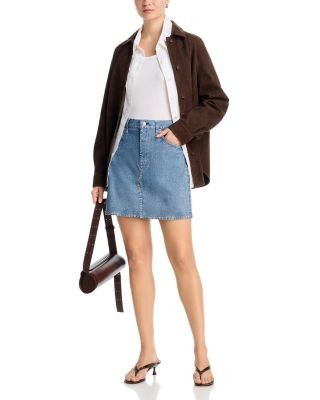 rag & bone rb rb Miramar Ponte Mini Skirt