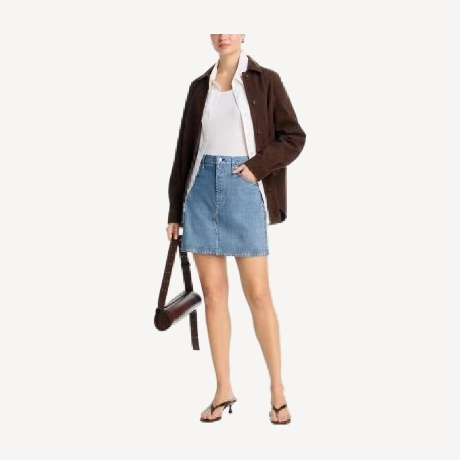 rag & bone rb rb Miramar Ponte Mini Skirt