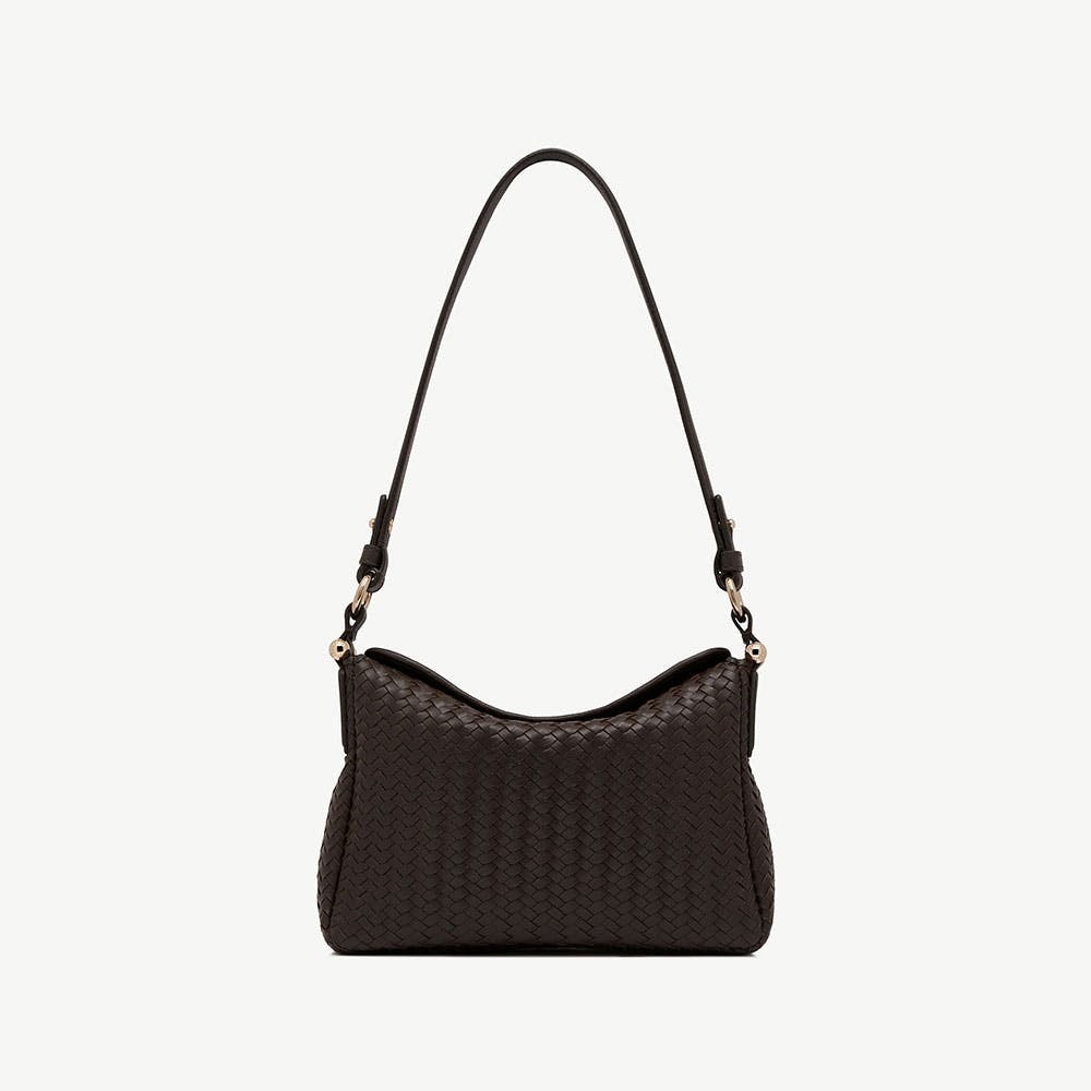 Sway - Chocolate Woven Leather