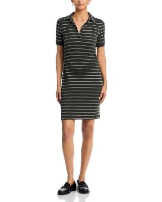 rag & bone The Knit Stripe Polo Mini Dress