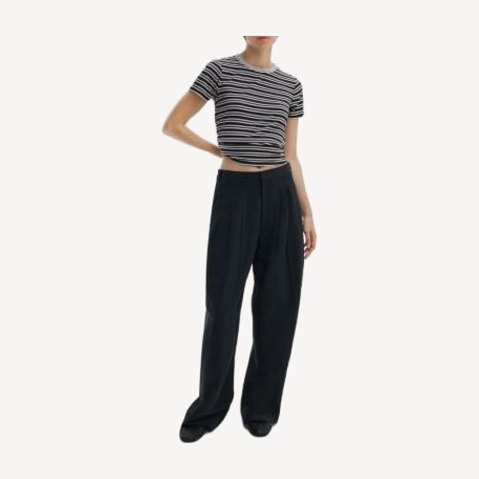 rag & bone Luca Stripe Contrast Tee