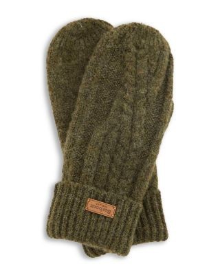 Barbour Elsdon Cable Knit Mittens