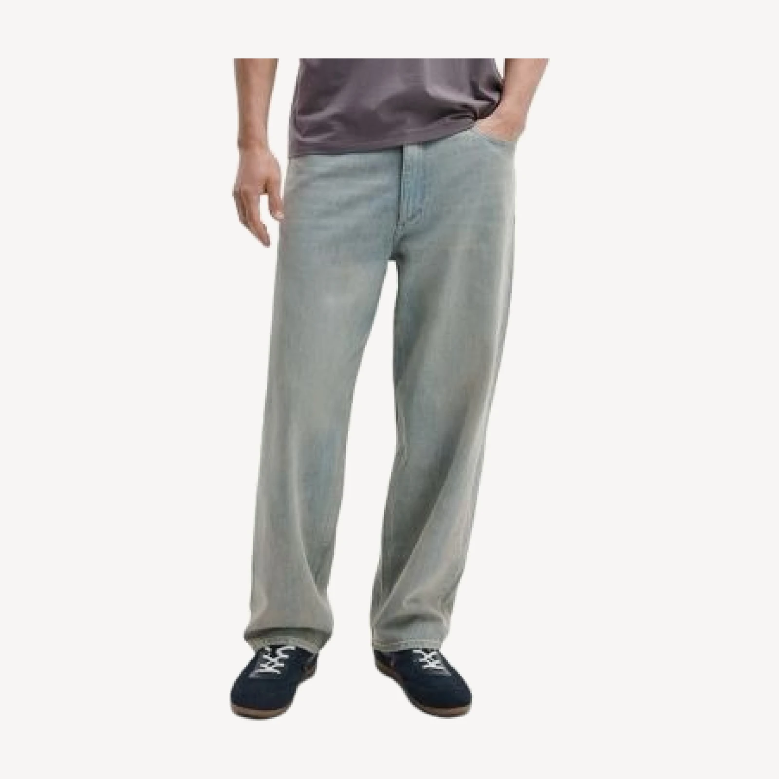 rag & bone Authentic Rigid Baggy Fit 30 Jeans in Seafort