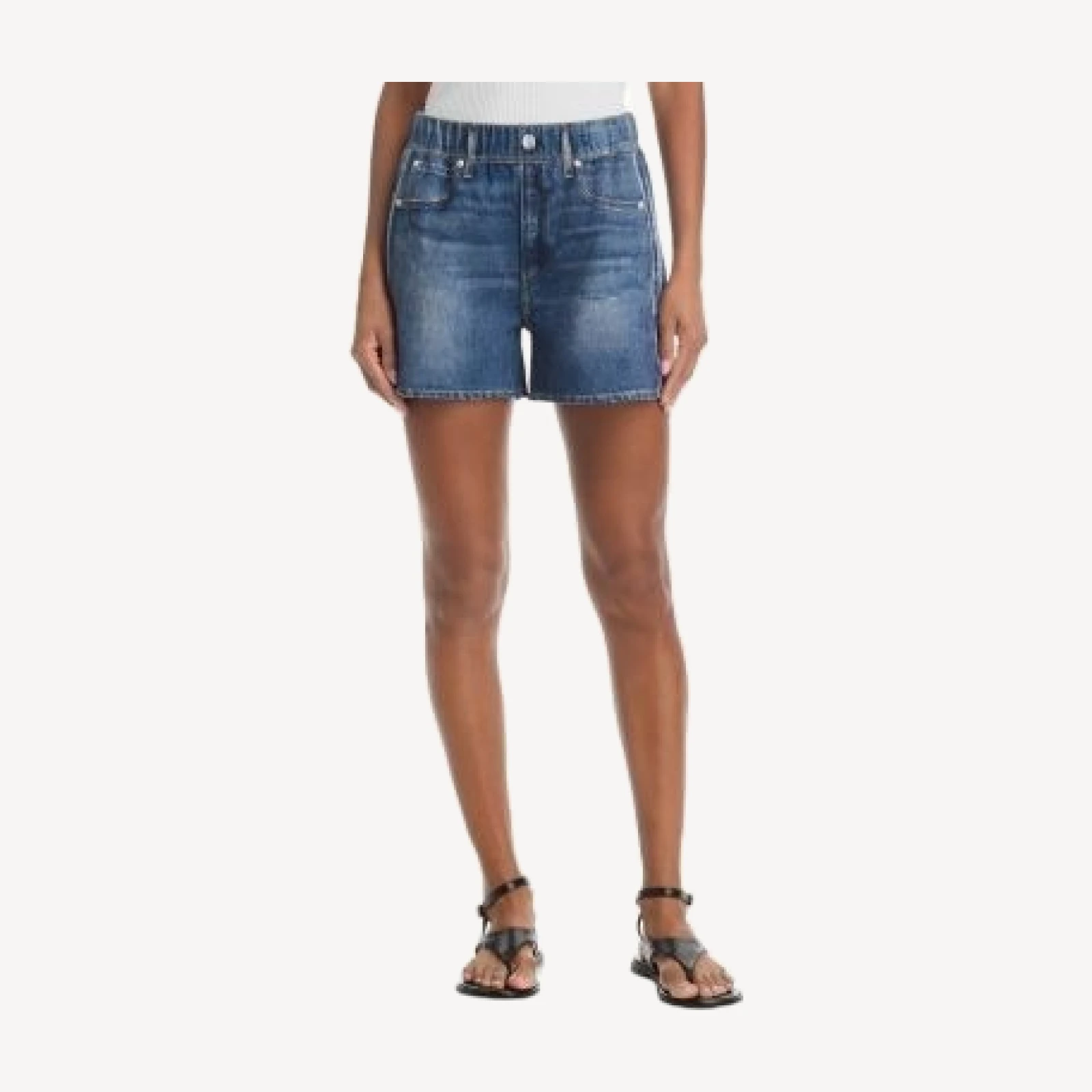rag & bone Miramar Cotton Terry Track Shorts