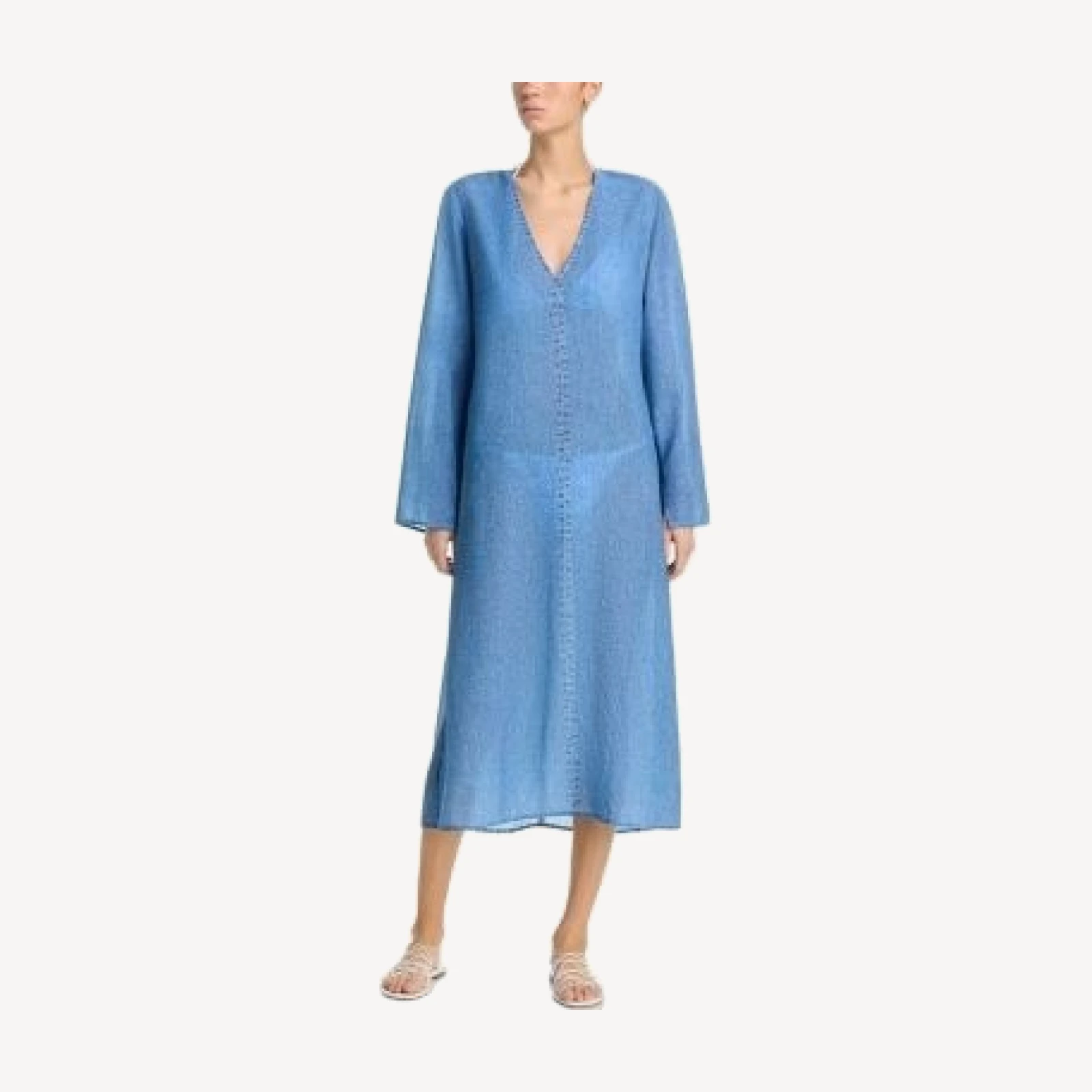 rag & bone Miramar Crinkle Swim Cover Up Dress