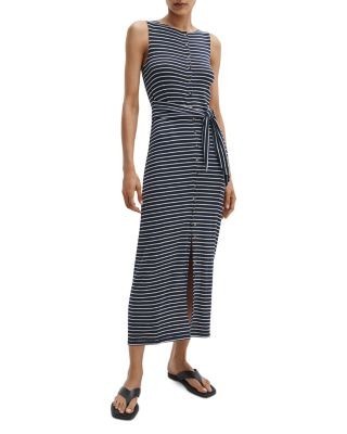 rag & bone The Knit Button Front Tie Dress