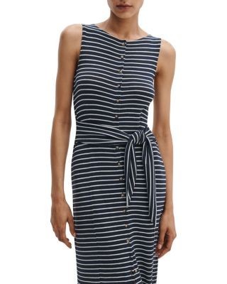 rag & bone The Knit Button Front Tie Dress