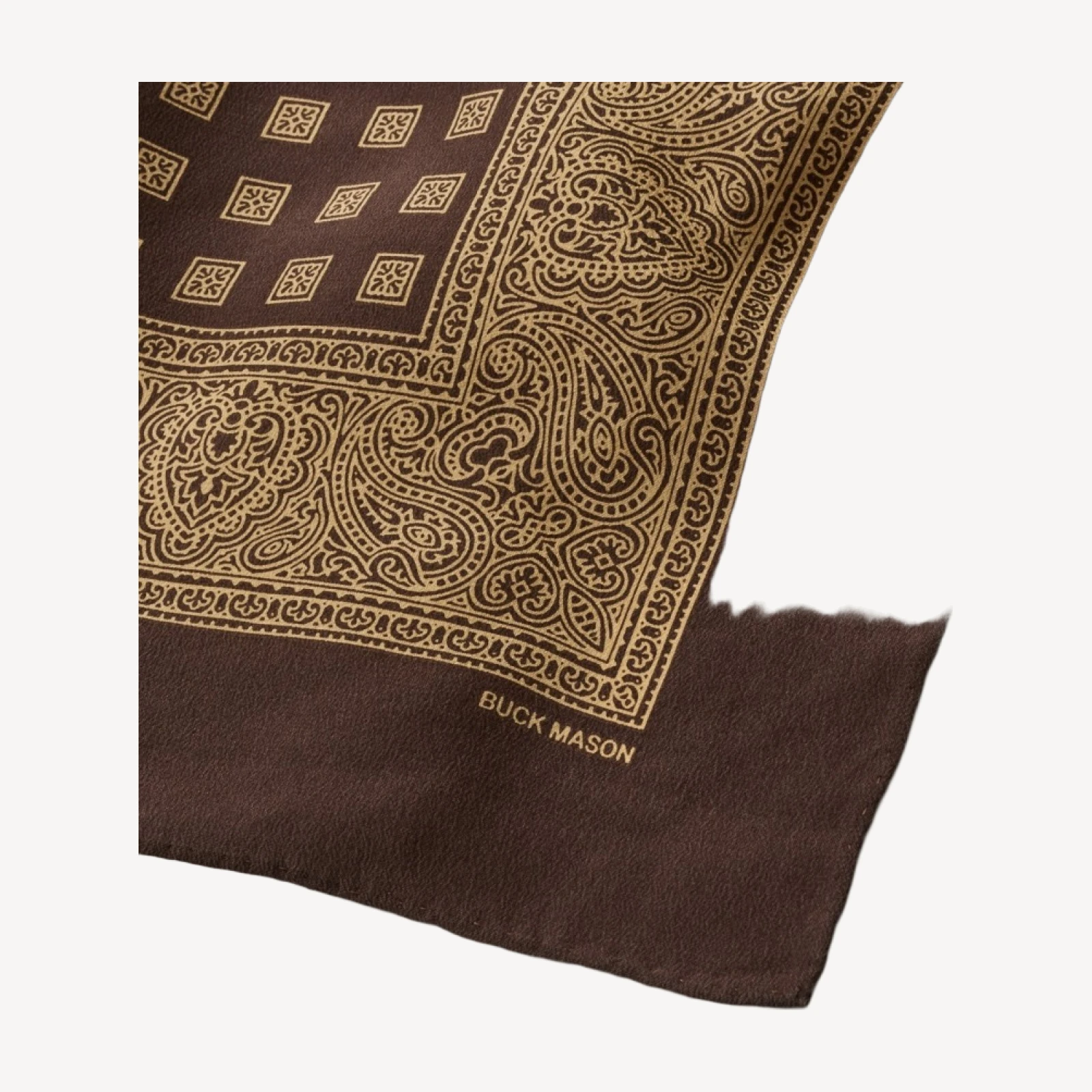 Brown / Taupe Silverado Silk Bandana