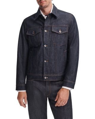 rag & bone Raw Cotton Denim Pocket Trucker Jacket
