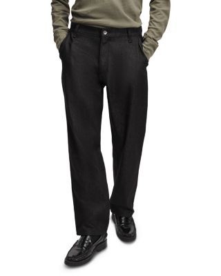 rag & bone Cotton Relaxed Straight Fit Workwear Denim Trousers