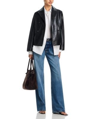 rag & bone Finley Faux Leather Jacket