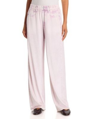 rag & bone rb Miramar Velvet High Rise Wide Leg Pull On Jeans