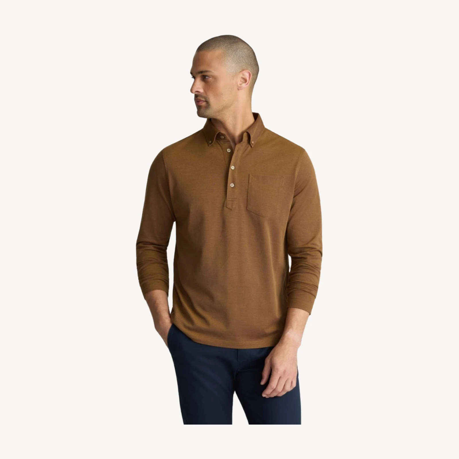 Classic Cotton Pique Long-Sleeve Polo