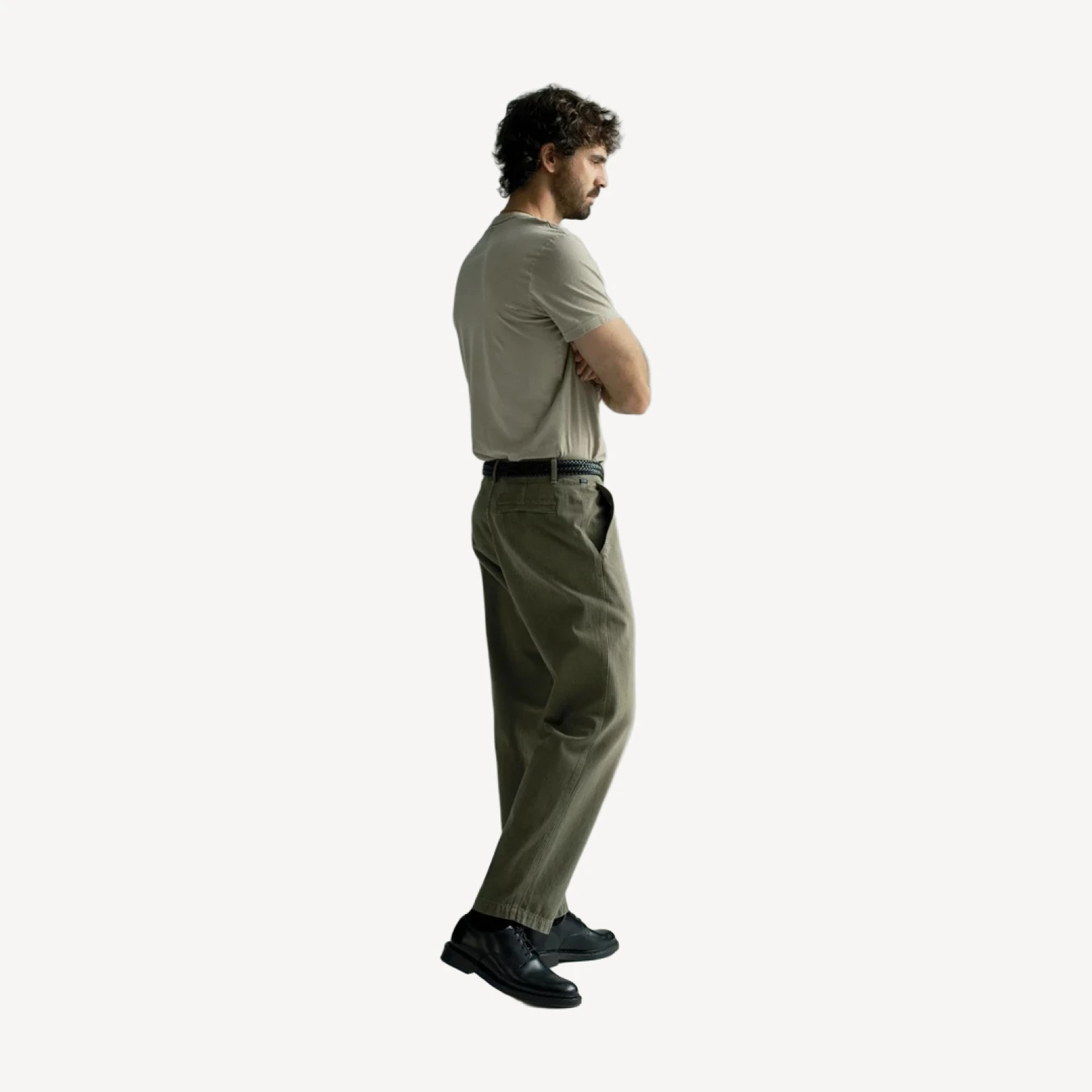 Belgian Chino in Dark Olive