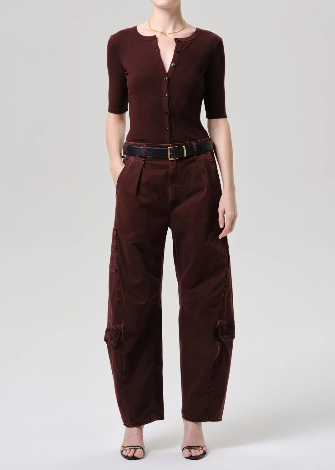 Flight Pant in Mahogany