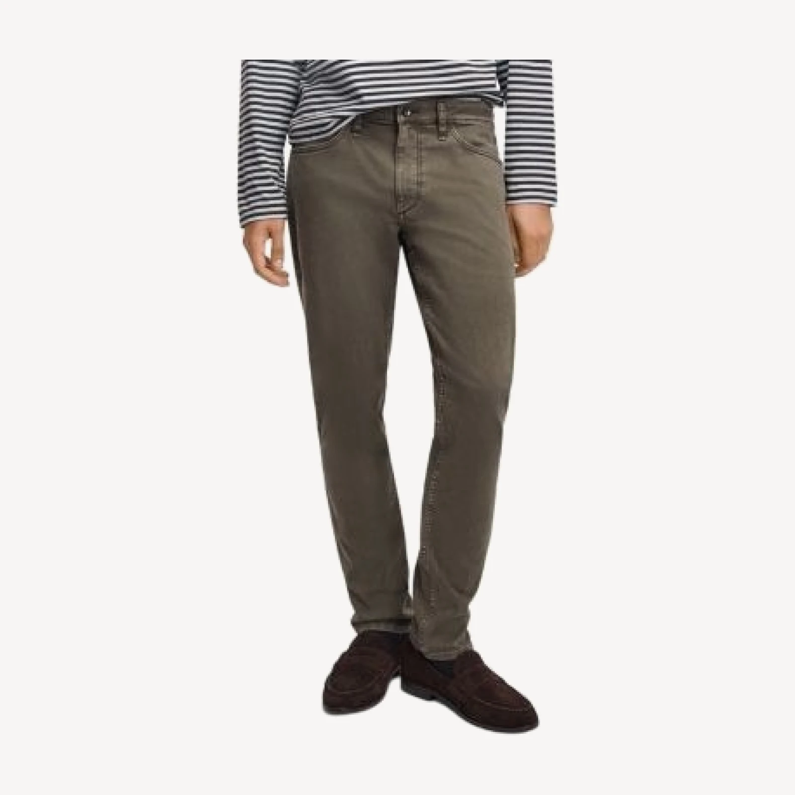 rag & bone Straight Fit Cotton Blend Aero Stretch 32 Jeans in Tea Green