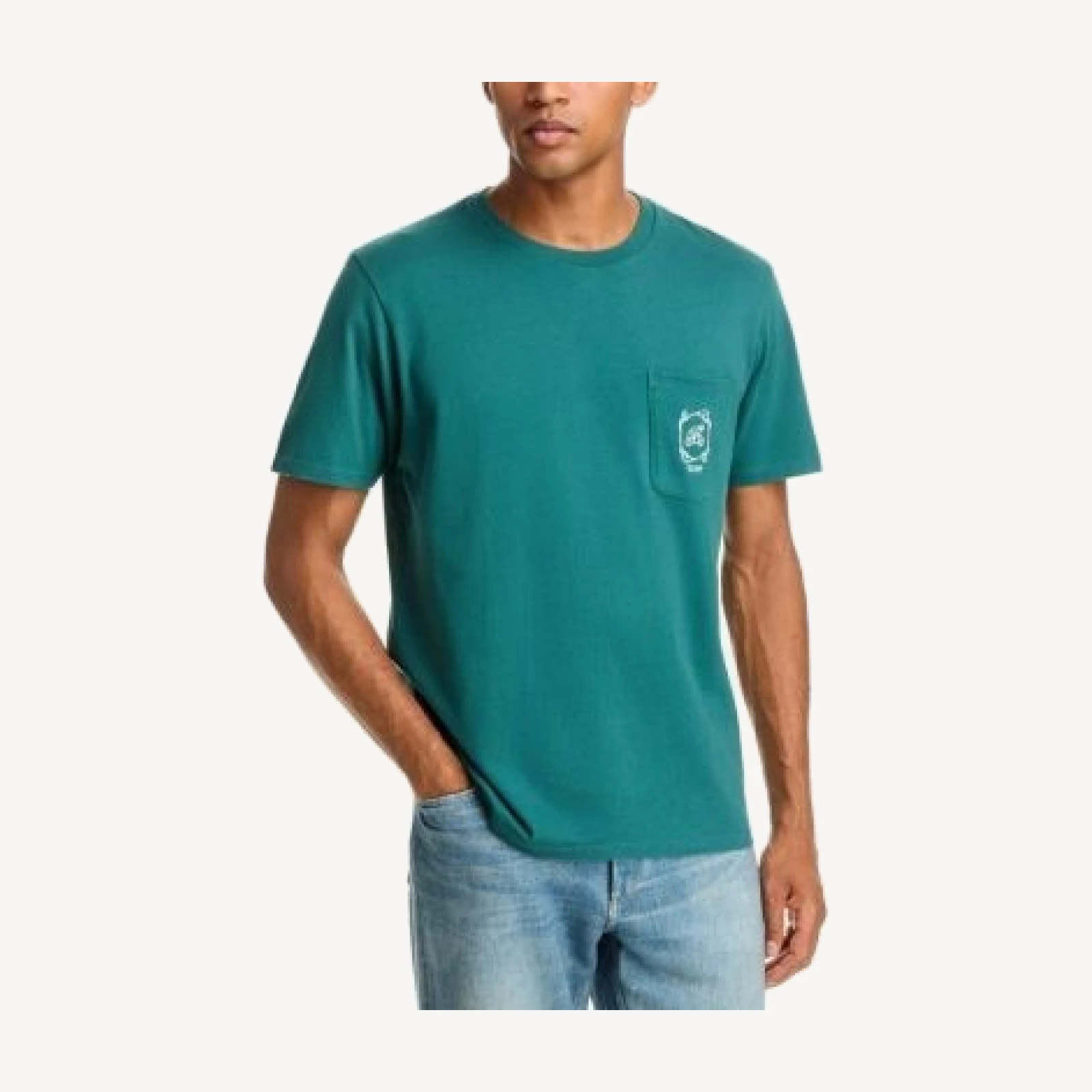 rag & bone x Bloom Logo Pocket Cotton T-Shirt