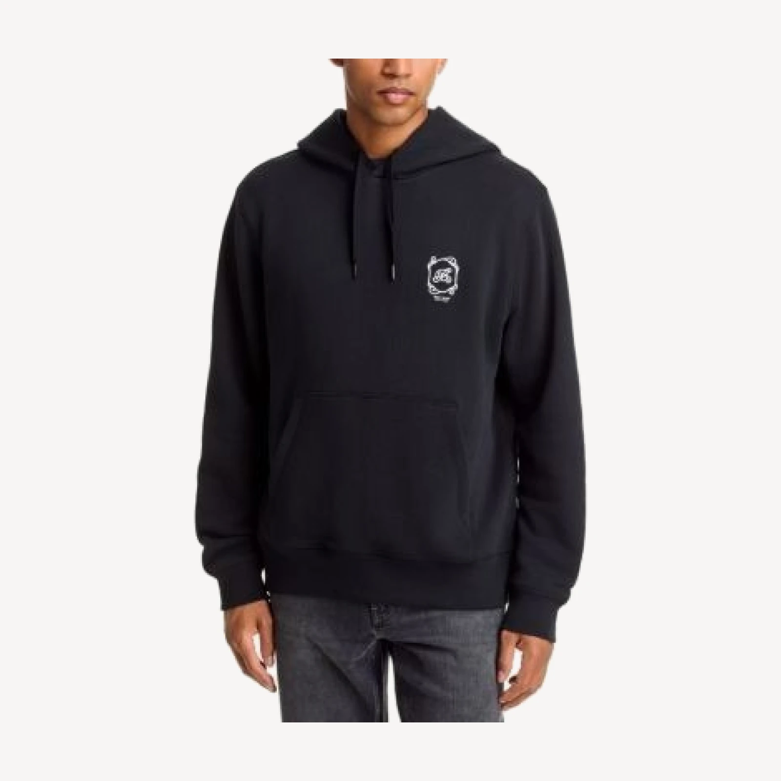 rag & bone x Bloom Cotton Blend Logo Drawstring Hoodie