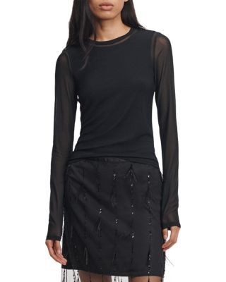 rag & bone Luca Shadow Long Sleeve Tee