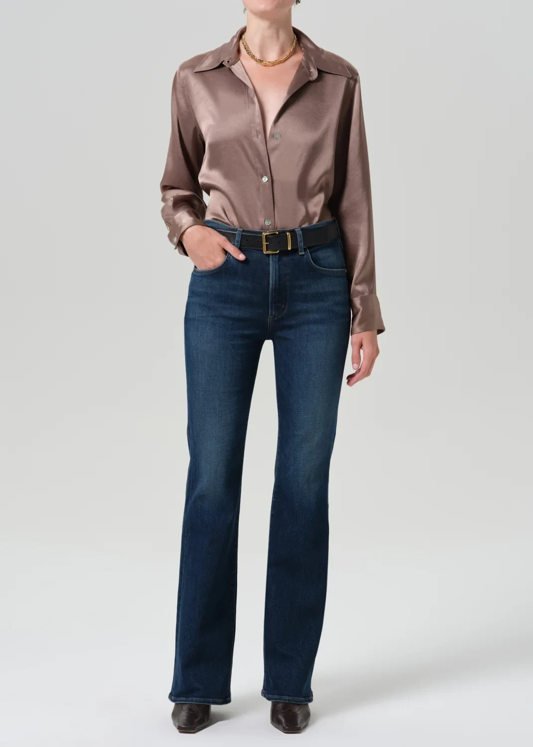 Lilah High Rise Bootcut 32.5" in Moonlight