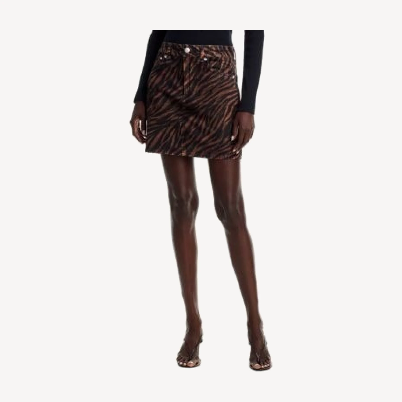 rag & bone Miramar Printed Mini Skirt