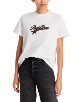 rag & bone Miramar Cotton Logo Graphic Tee
