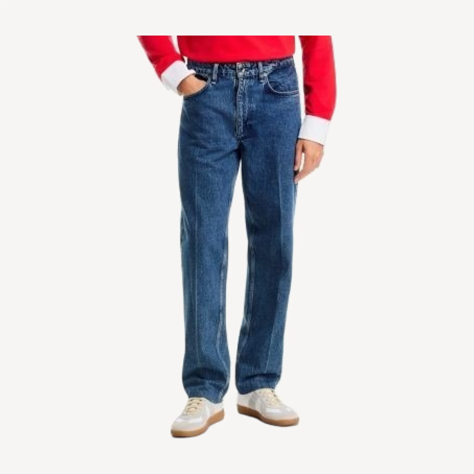 rag & bone Fit 4 Straight Leg Fit Authentic Rigid Jeans in Atlas