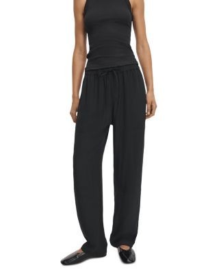 rag & bone Atlas Satin Drawstring Waist Pants
