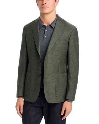 The Men's Store at Bloomingdale's Textured Weave Wool Blend Extra Soft Jacket