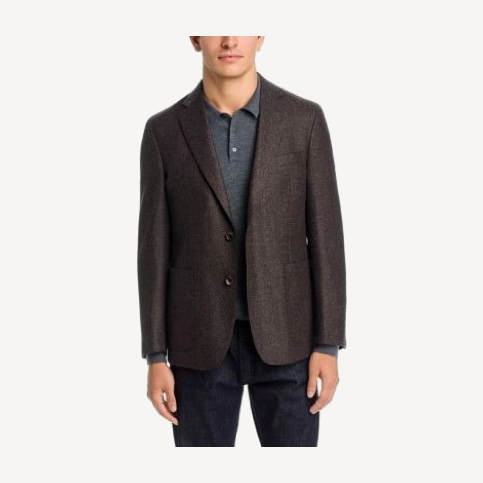 The Men's Store at Bloomingdale's Boucle Wool Blend Extra Soft Jacket