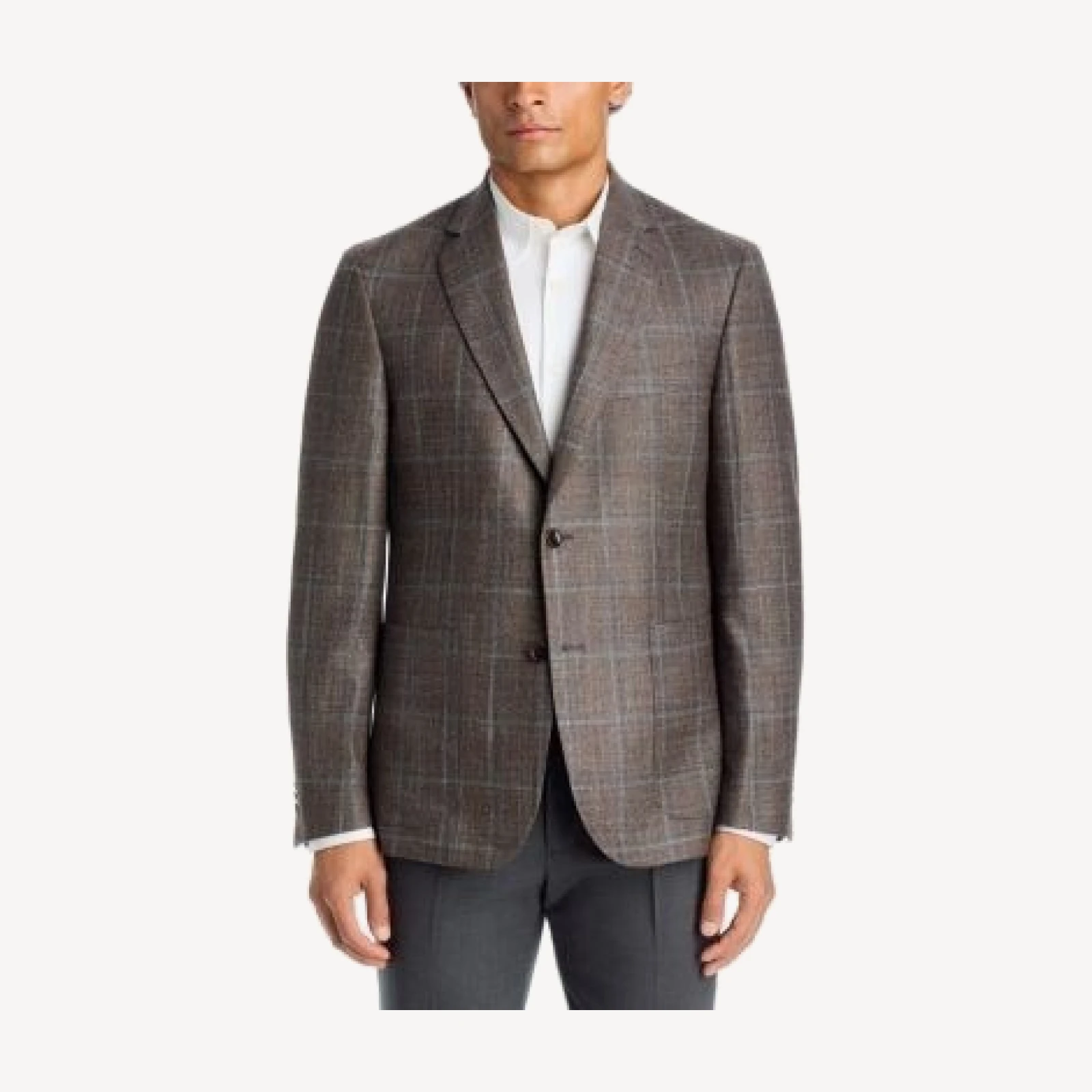The Men's Store at Bloomingdale's Loro Piana Wool, Silk & Cashmere Tonal Windowpane Sport Coat - Exclusive