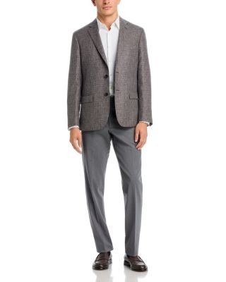 The Men's Store at Bloomingdale's Classic Melange Hopsack Solid Wool Jacket