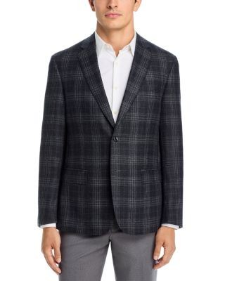 The Men's Store at Bloomingdale's Classic Flannel Plaid Wool Jacket