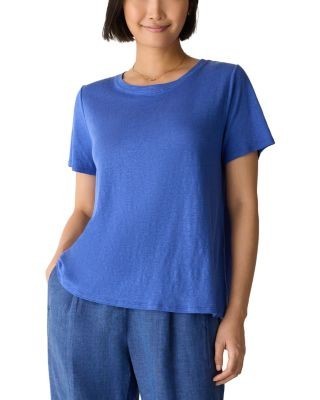 Eileen Fisher Crewneck Short Sleeve Tee