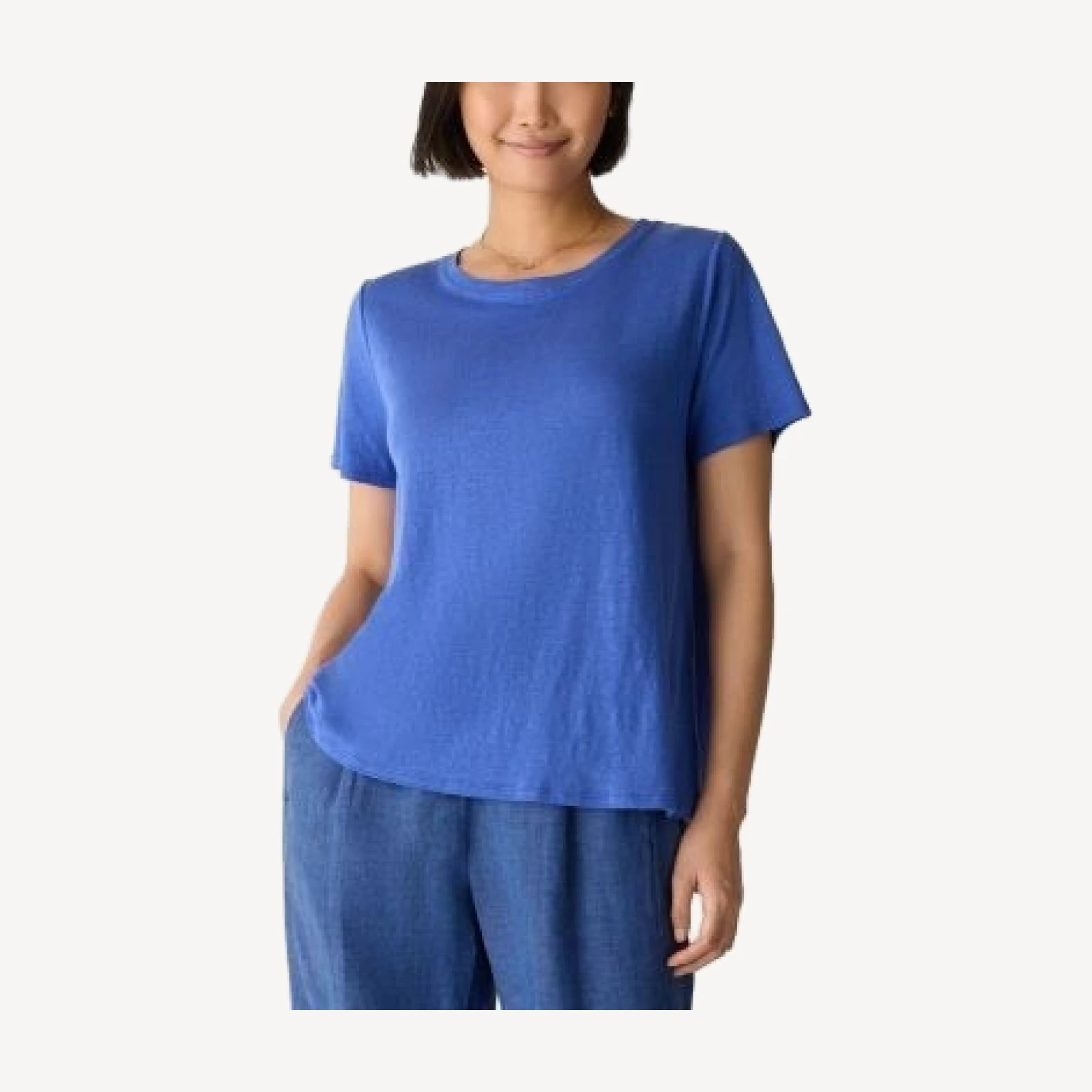 Eileen Fisher Crewneck Short Sleeve Tee