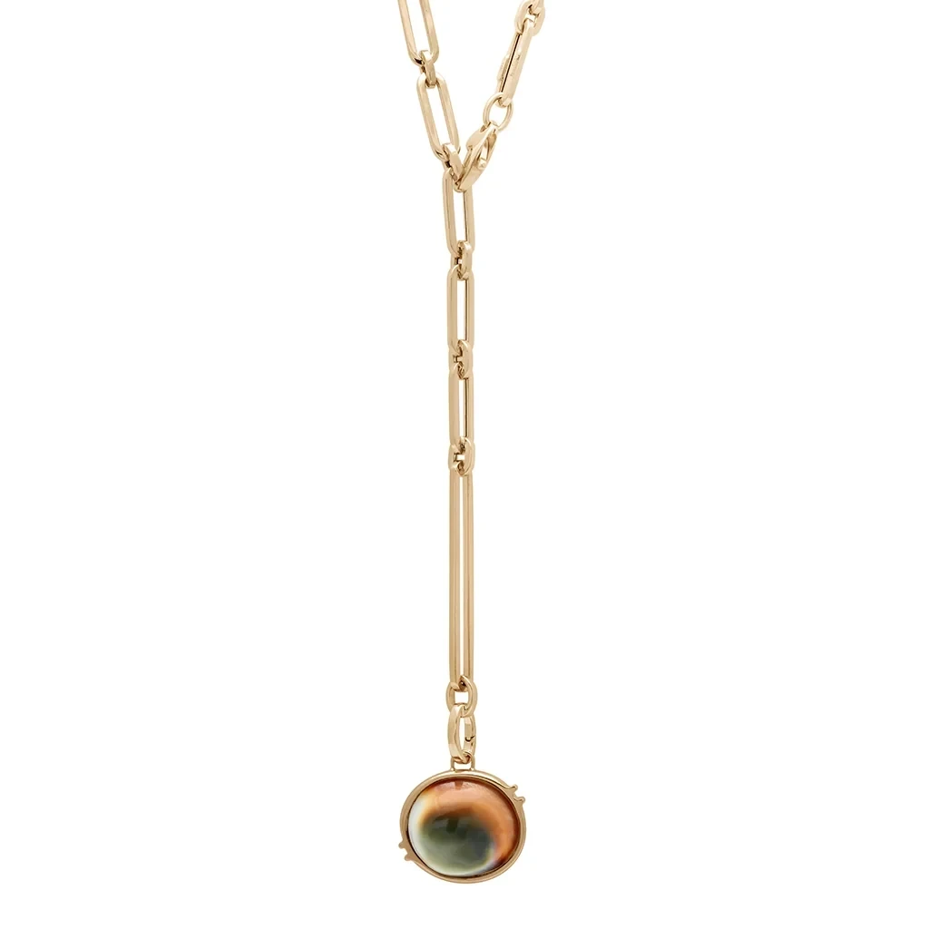 Shiva Eye Pendant - Yellow Gold & Shiva