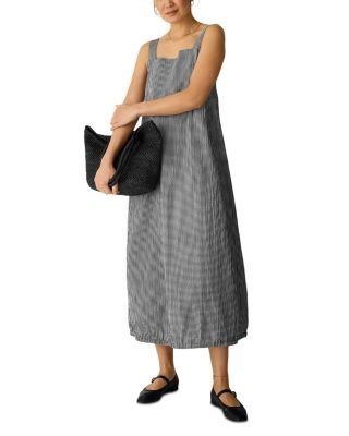 Eileen Fisher Square Neck Lantern Dress