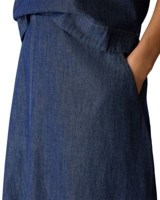 Eileen Fisher Lightweight Cotton Denim Skirt