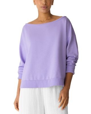 Eileen Fisher Boat Neck Sweatshirt