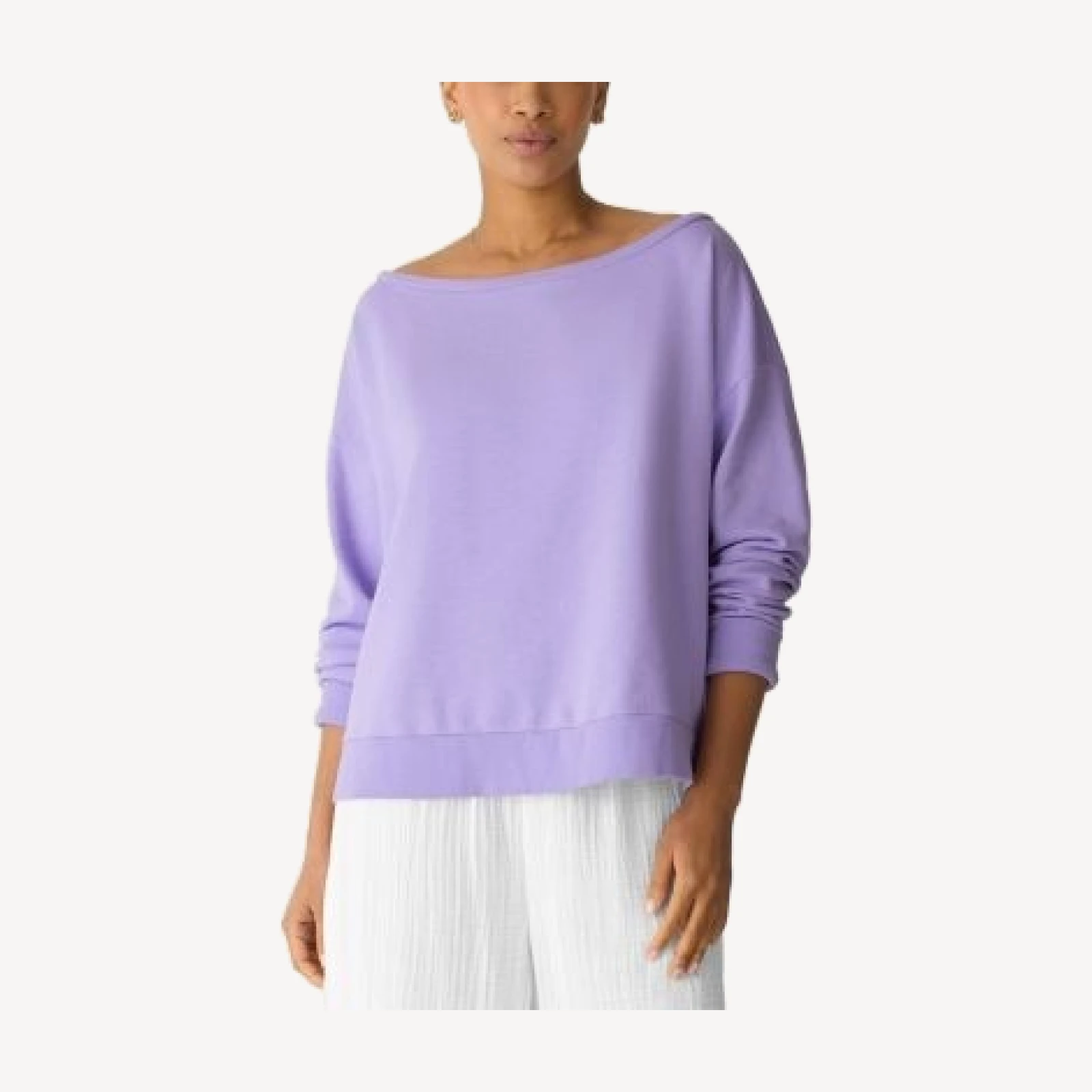 Eileen Fisher Boat Neck Sweatshirt