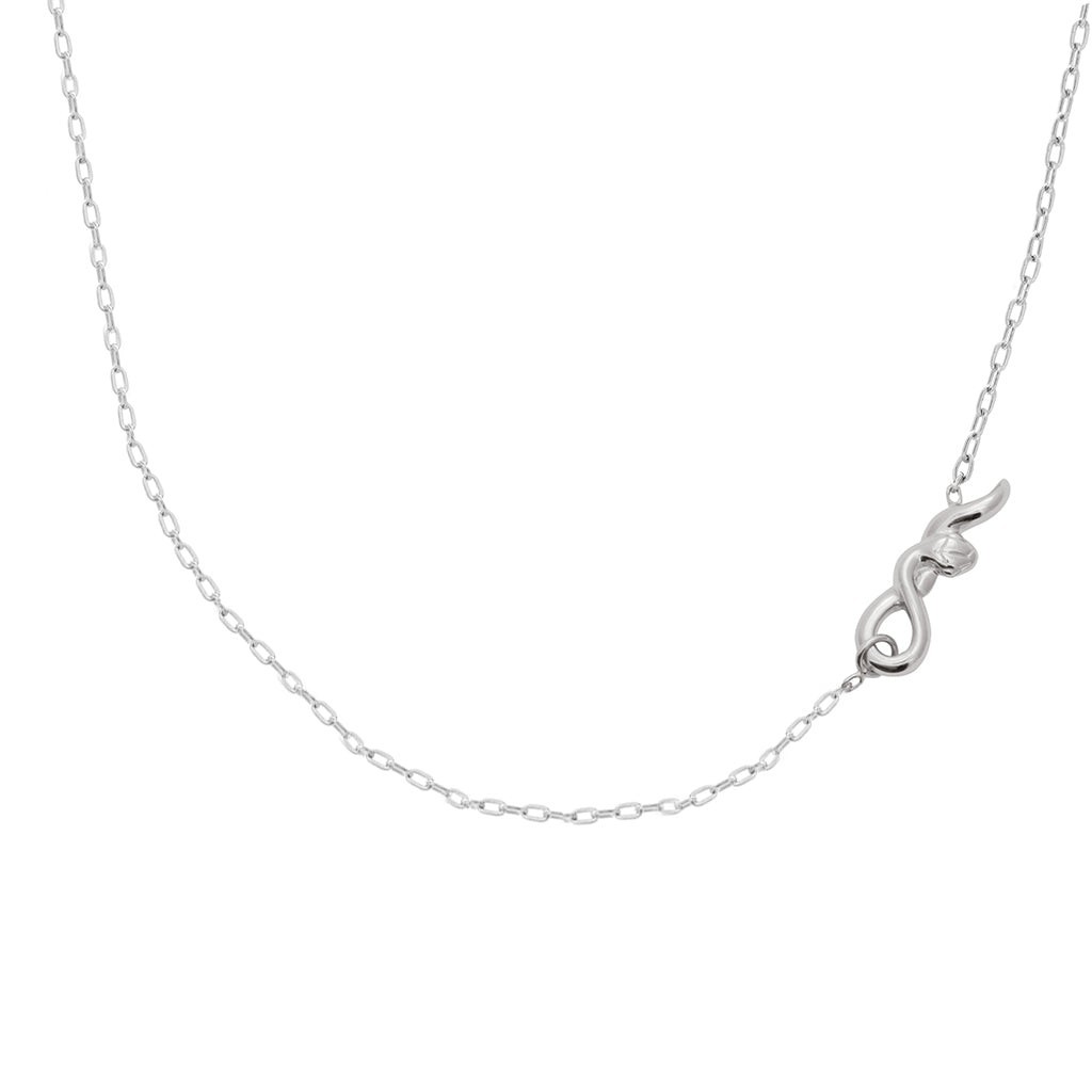 Petit Serpent Talisman Choker - Sterling Silver
