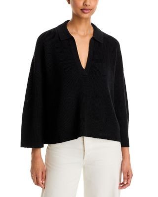 Eileen Fisher Wool Johnny Collar Sweater