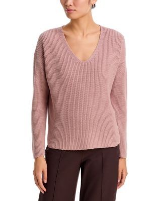 Eileen Fisher V Neck Ribbed Sweater