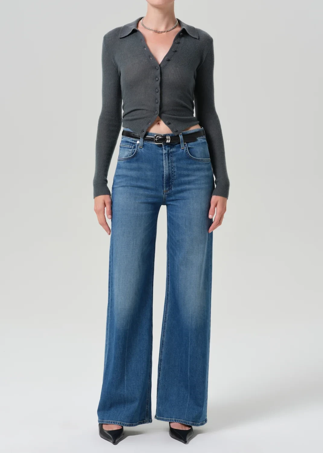 Lyra Long Wide Leg in Candle Light